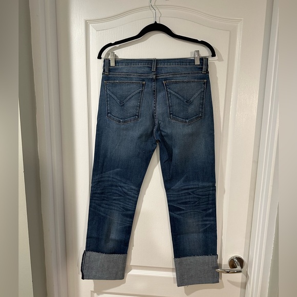 Hudson Tally Deep Cuff Crop Skinny, Size 29. - Picture 3 of 5
